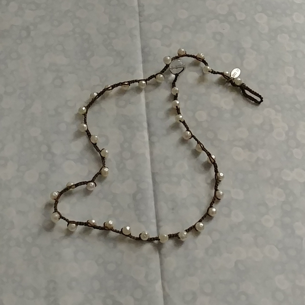 On u necklace 18in long
